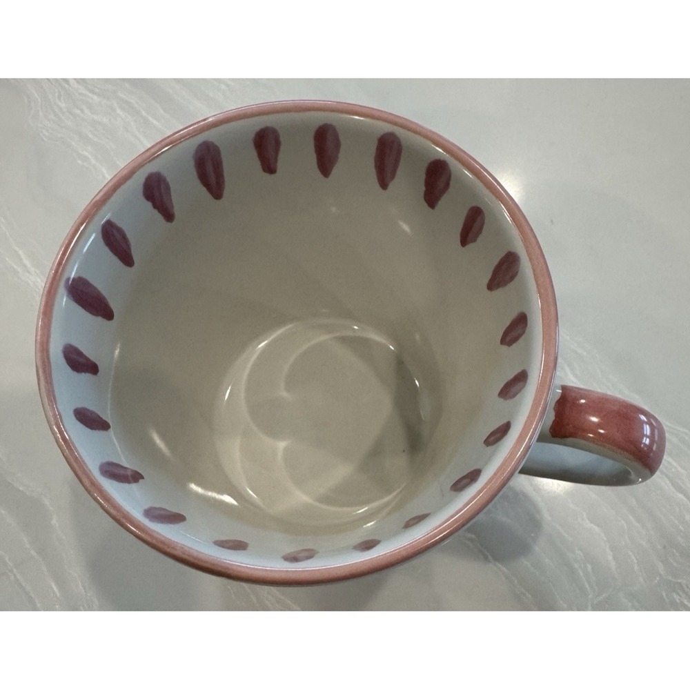 MacKenzie Childs Butterfly Hill Mug Floral Butterfly 8oz New in Box - Picture 9 of 9